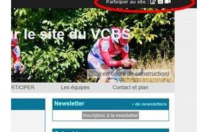 Inscription au site du VCBS