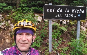 Igor au sommet du col de la Biche