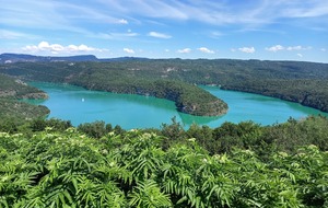 L'Ain formant le lac de Vouglans