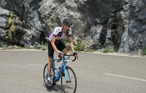 Arnaud dans le chrono du col de Cernaise