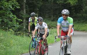 Arnaud et Lionel en termine avec le col de la Joux