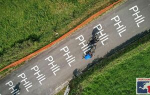 La Redoute, hommage des supporters à Philippe GILBERT, l'enfant du pays