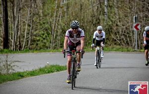 Igor dans le col du Rosier